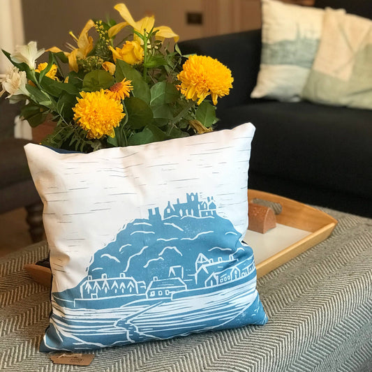 St Michael's Mount Lino Cushion