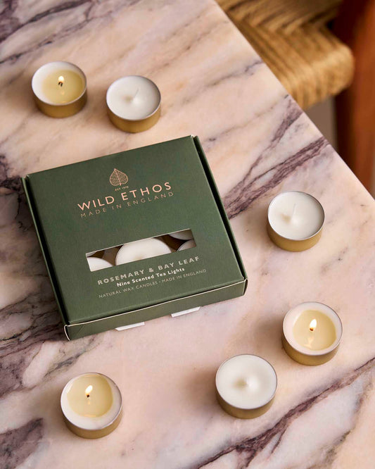 Rosemary & Bay Leaf Scented Tealights
