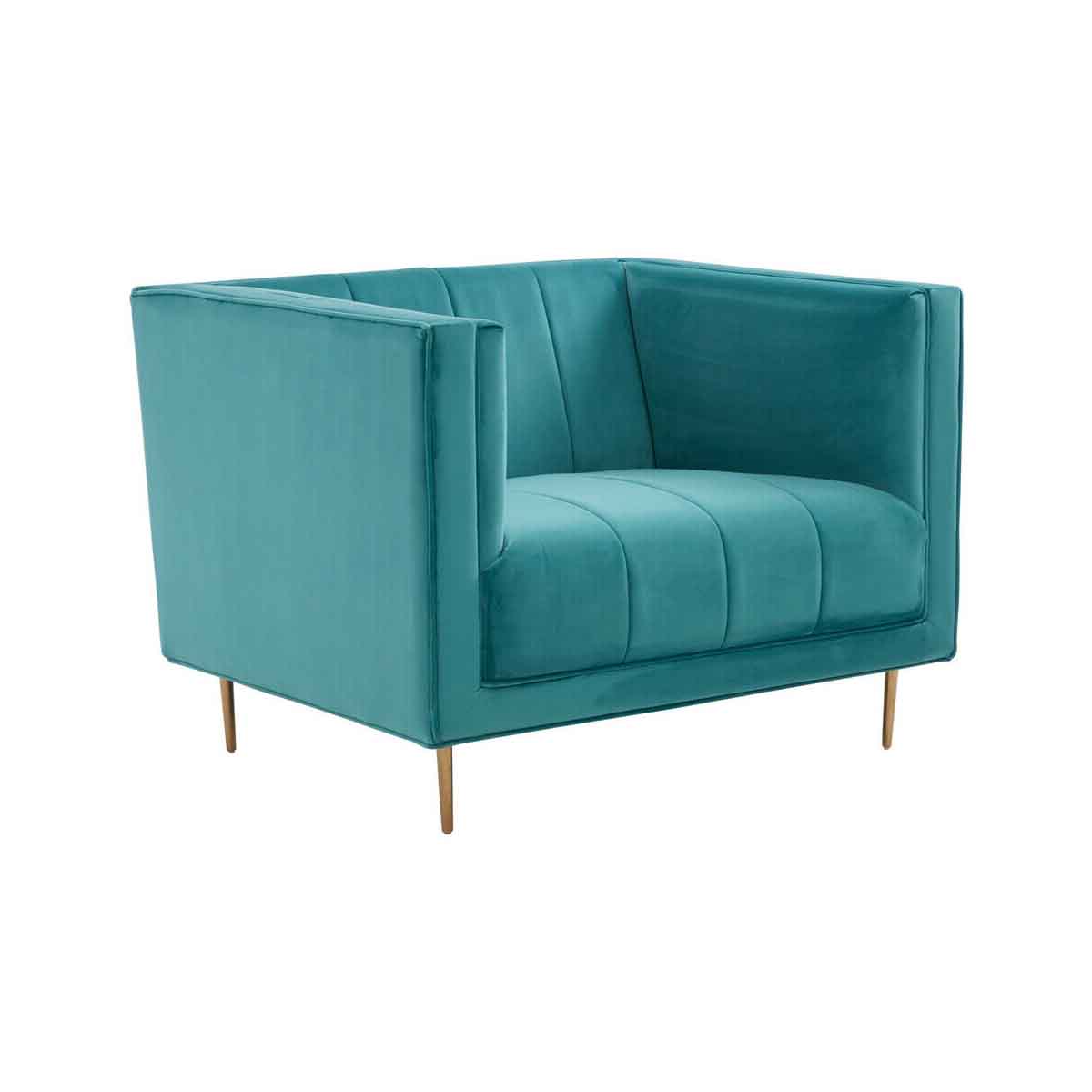 Otylia Bold Green Armchair