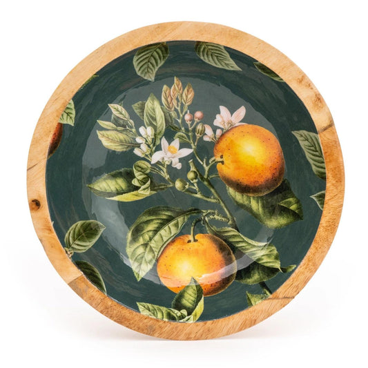 Mango Wooden Bowl With Inlay by Candlelight Home