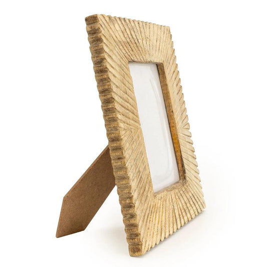 Photo Frame Mango Wood Etched