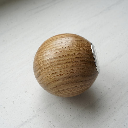 Artisan Orb Clock - White