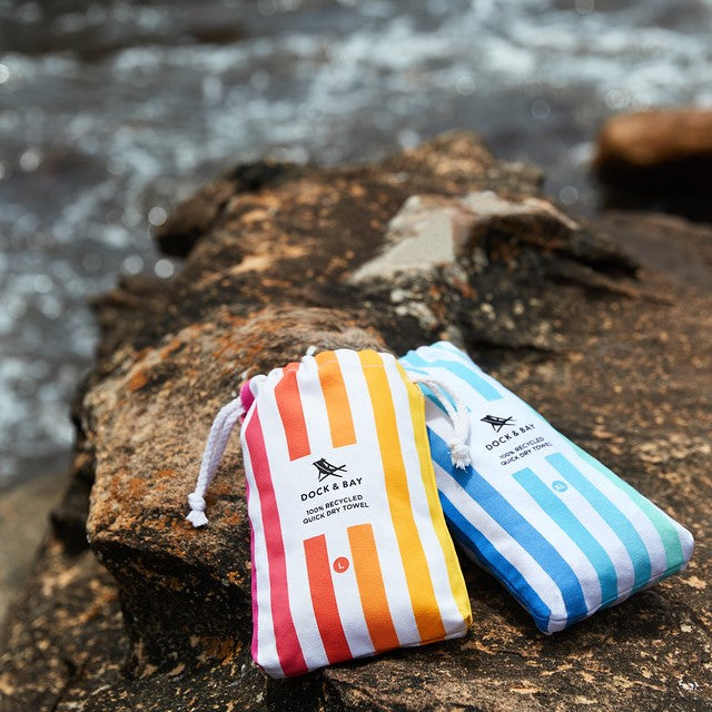 XL Peach Sunrise Beach Towel