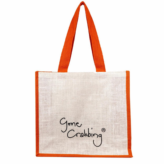 Flocking Seagulls! Jute Bag by Gone Crabbing