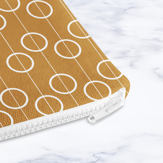 Retro Gold Make Up Bag