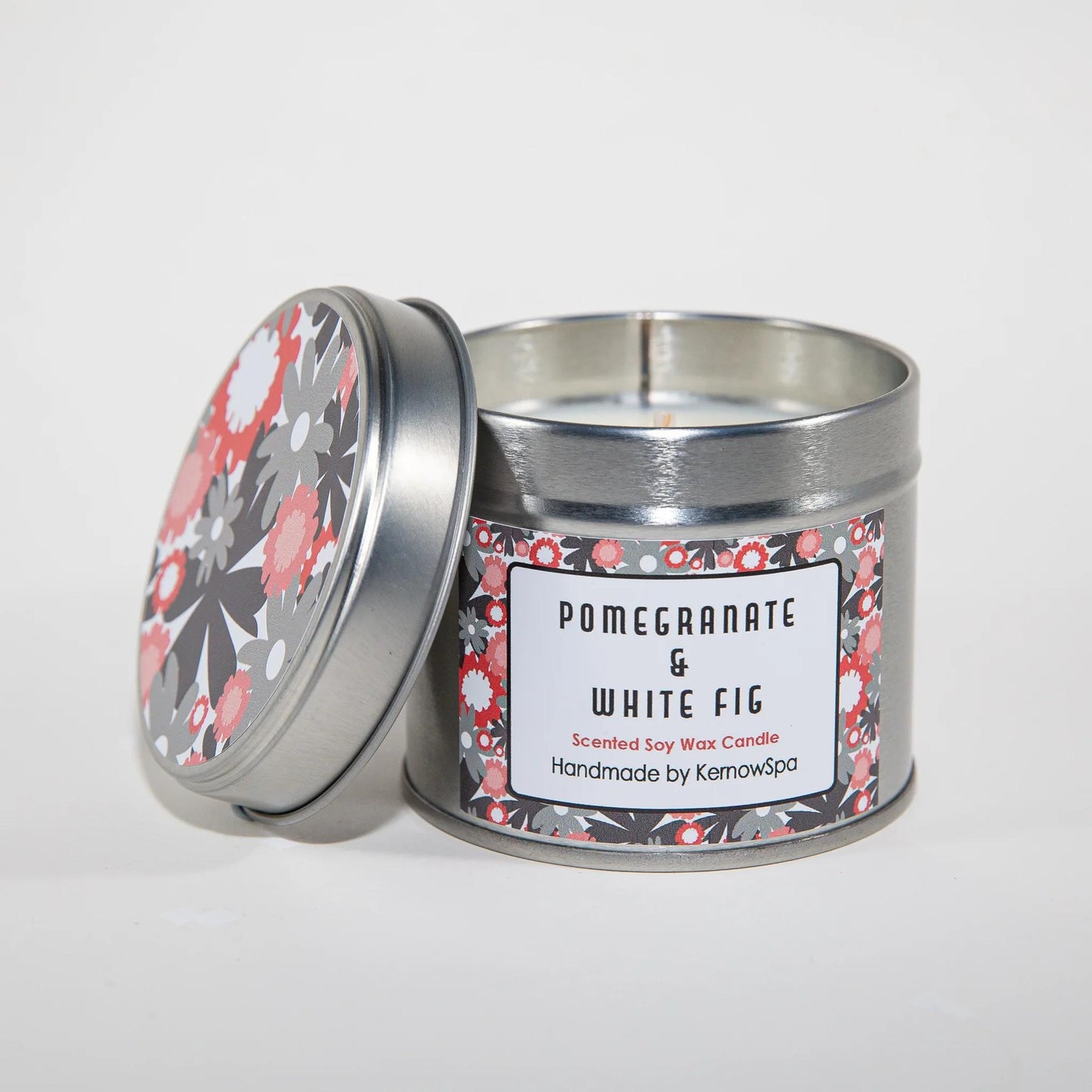 Pomegranate & White Fig Tin Candle