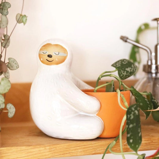 Lisa Angel Ceramic Sloth Planter