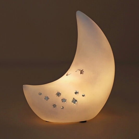 Smiling Crescent Moon Led Night Light