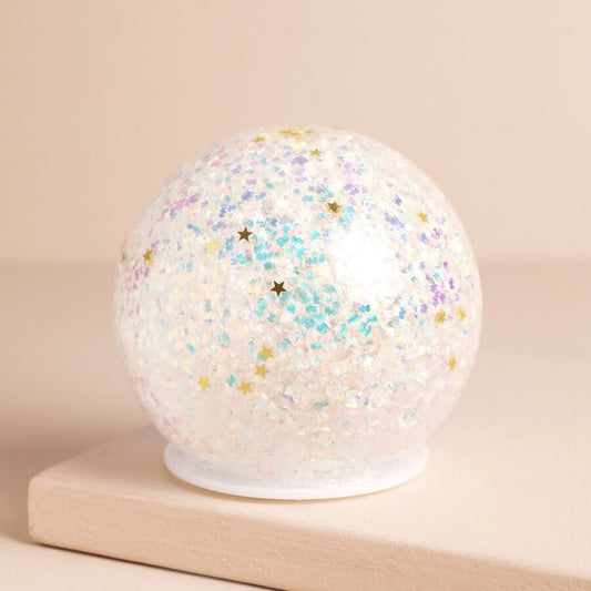 Lisa Angel Small Led Iridescent Glitter Light Globe