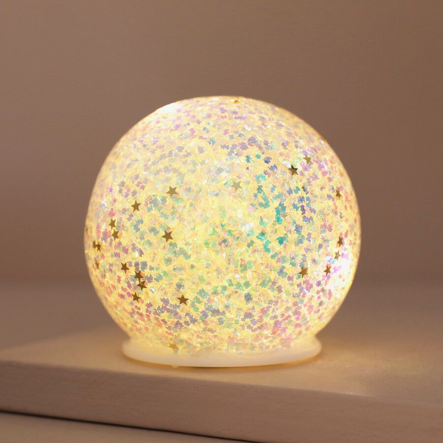 Lisa Angel Small Led Iridescent Glitter Light Globe