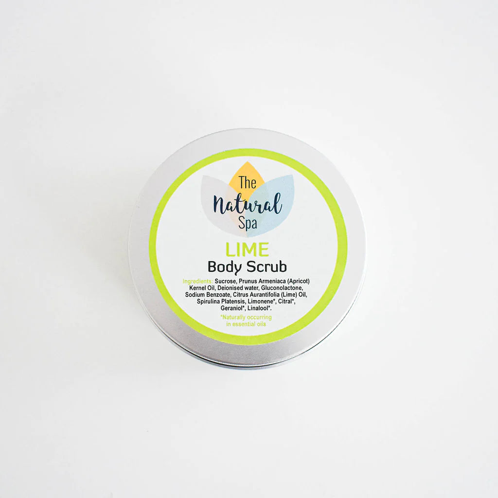 Natural Body Scrub - Lime by The Natural Spa Cosmetics