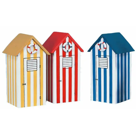 Stripy Beach Hut Money Box