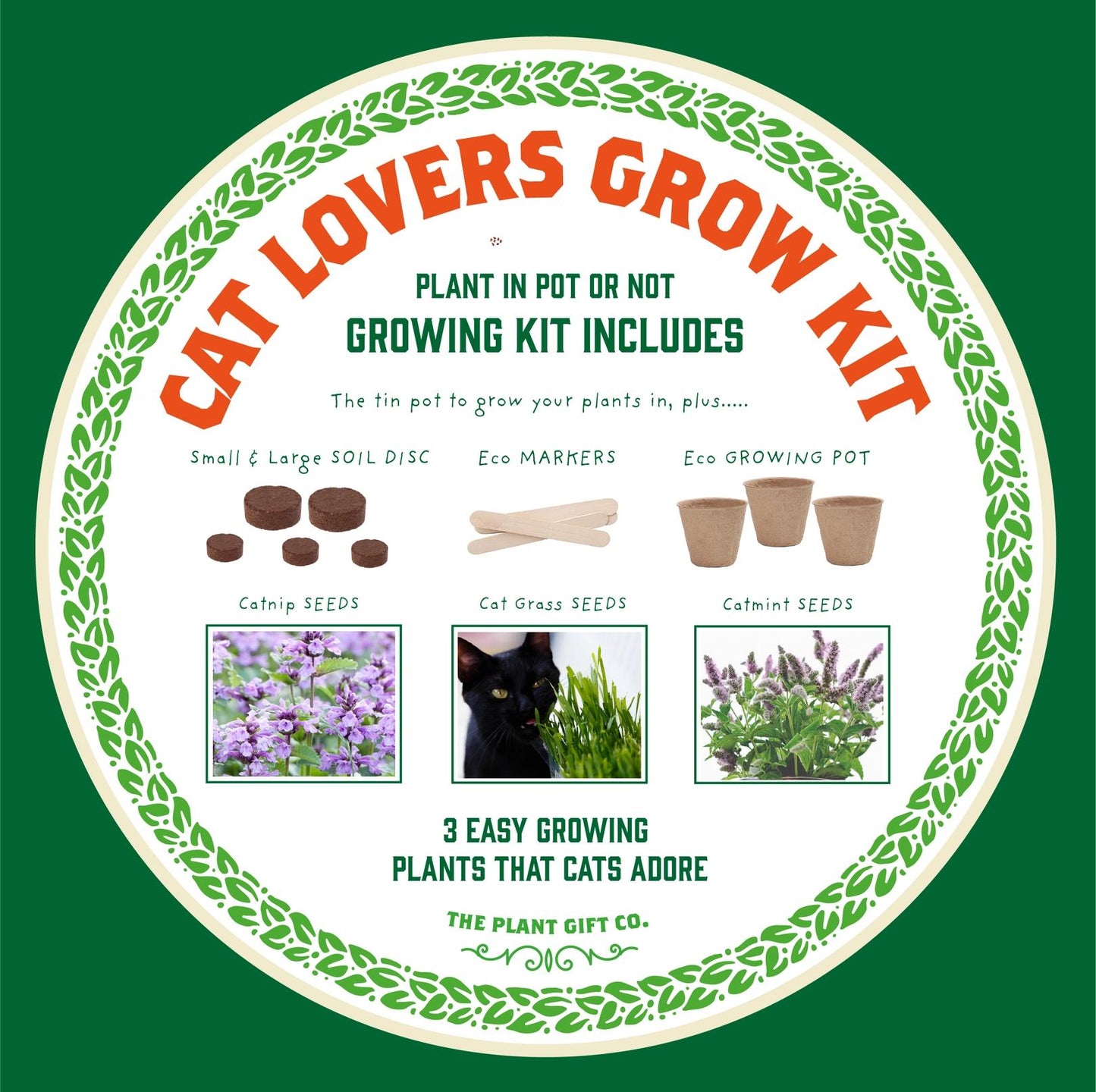 Grow Your Own Plant Gift Kit - Purrfect Treat by The Plant Gift Co