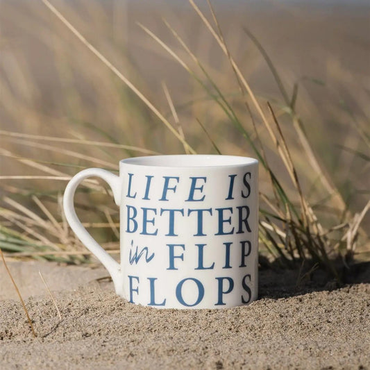 Life Is Better in Flip Flops Mug by SeaKisses