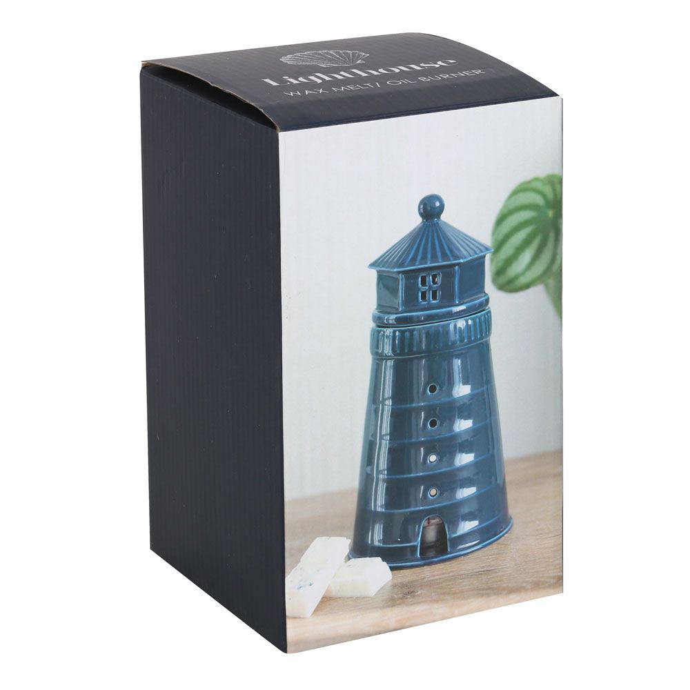 Nautical Blue Lighthouse Oil Burner and Wax Warmer