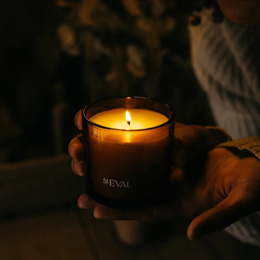 Tranquillity Amber Glass Candle