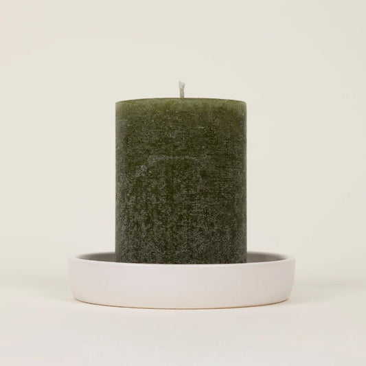 St Eval Granite & Moss Fragranced Coloured Pillar