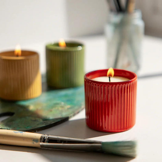 St Eval Wild Rhubarb Artist Pot