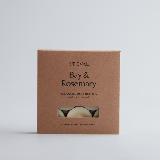 Bay & Rosemary Scented Tealight Candles