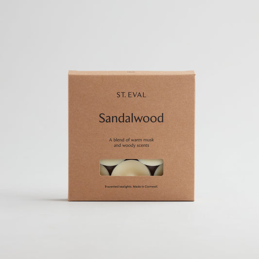 Sandalwood Scented Tealight Candles