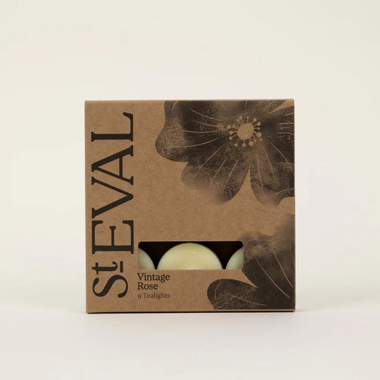 St Eval Vintage Rose Scented Tealight Candles