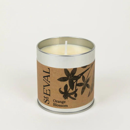Orange Blossom Scented Tin Candle by St Eval