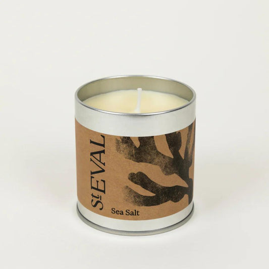 Sea Salt Scented Tin Candle by St Eval