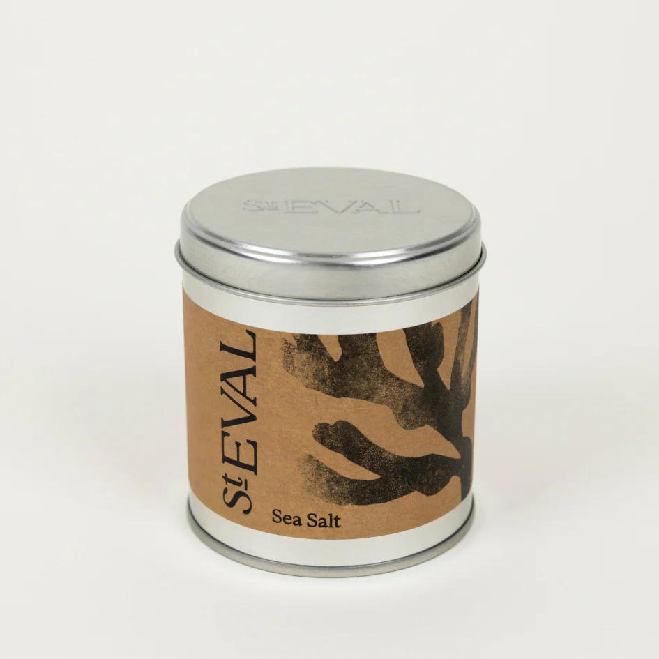 Sea Salt Scented Tin Candle by St Eval