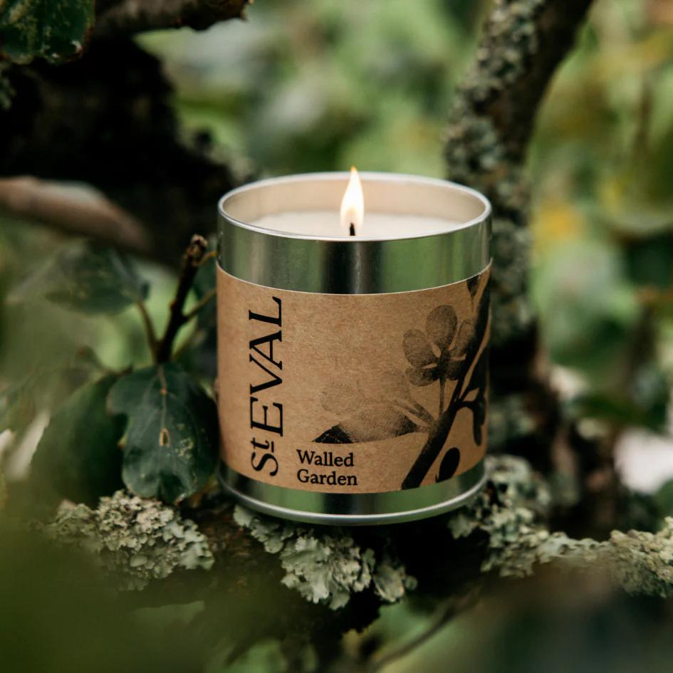 St Eval Walled Garden Scented Tin Candle