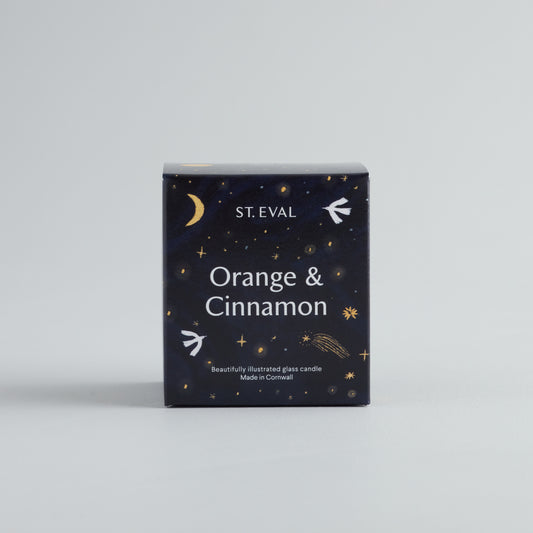 Orange & Cinnamon Christmas Wonderland Glass Candle