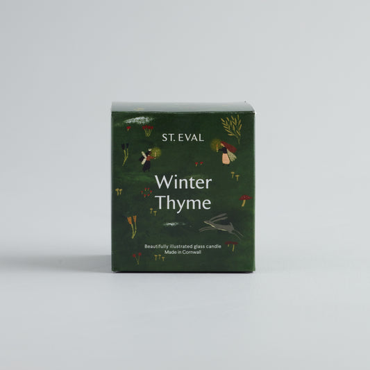Winter Thyme Christmas Wonderland Glass Candle
