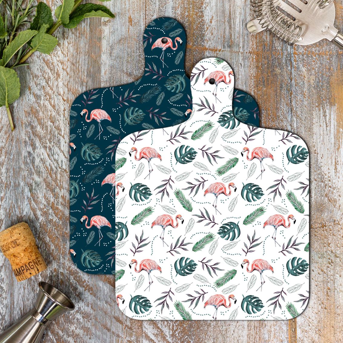 Flamingo Mini Chopping Board