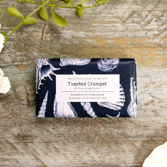 Samphire & Cedarwood Soap by Toasted Crumpet