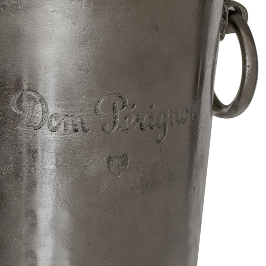 Dom Perignon ~ Solid Cast Engraved Champagne Large Standing Ice Bucket