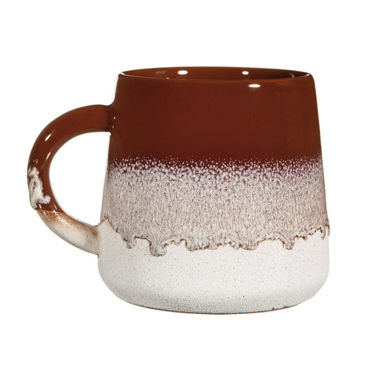 Chocolate Brown Mojave Glaze Mug