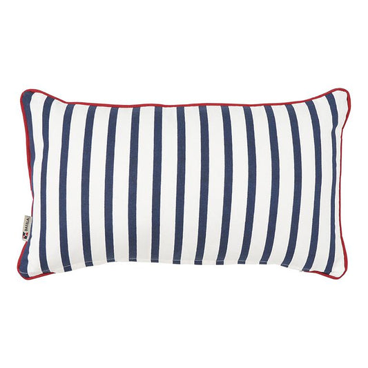 Blue Stripes Rectangle Cushion