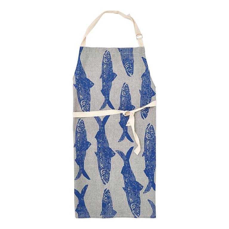 Blue Fish Apron