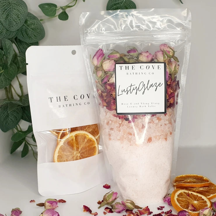 Luxury Bath Salts - Lusty Glaze by The Cove Bathing Company