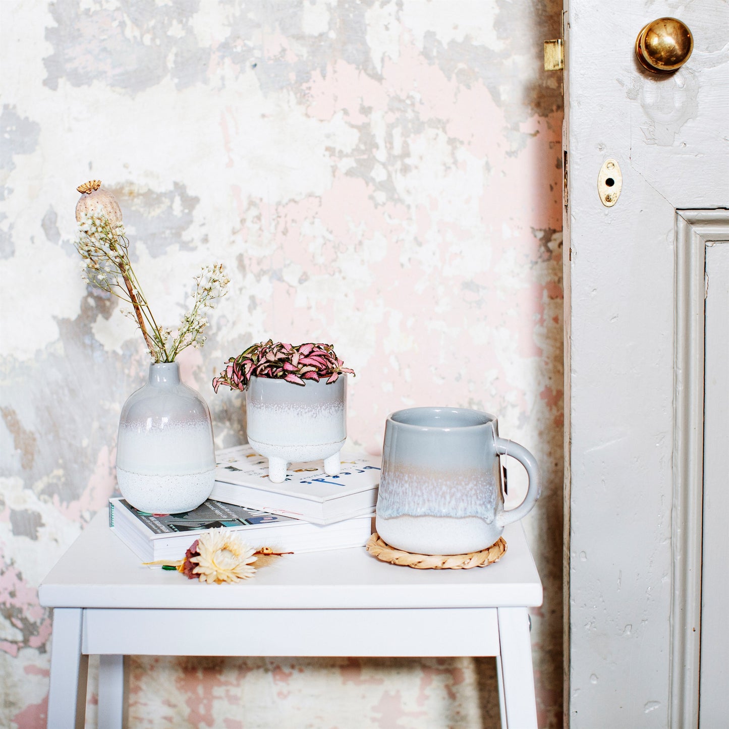 Mojave Grey Vase size from Home and Bay