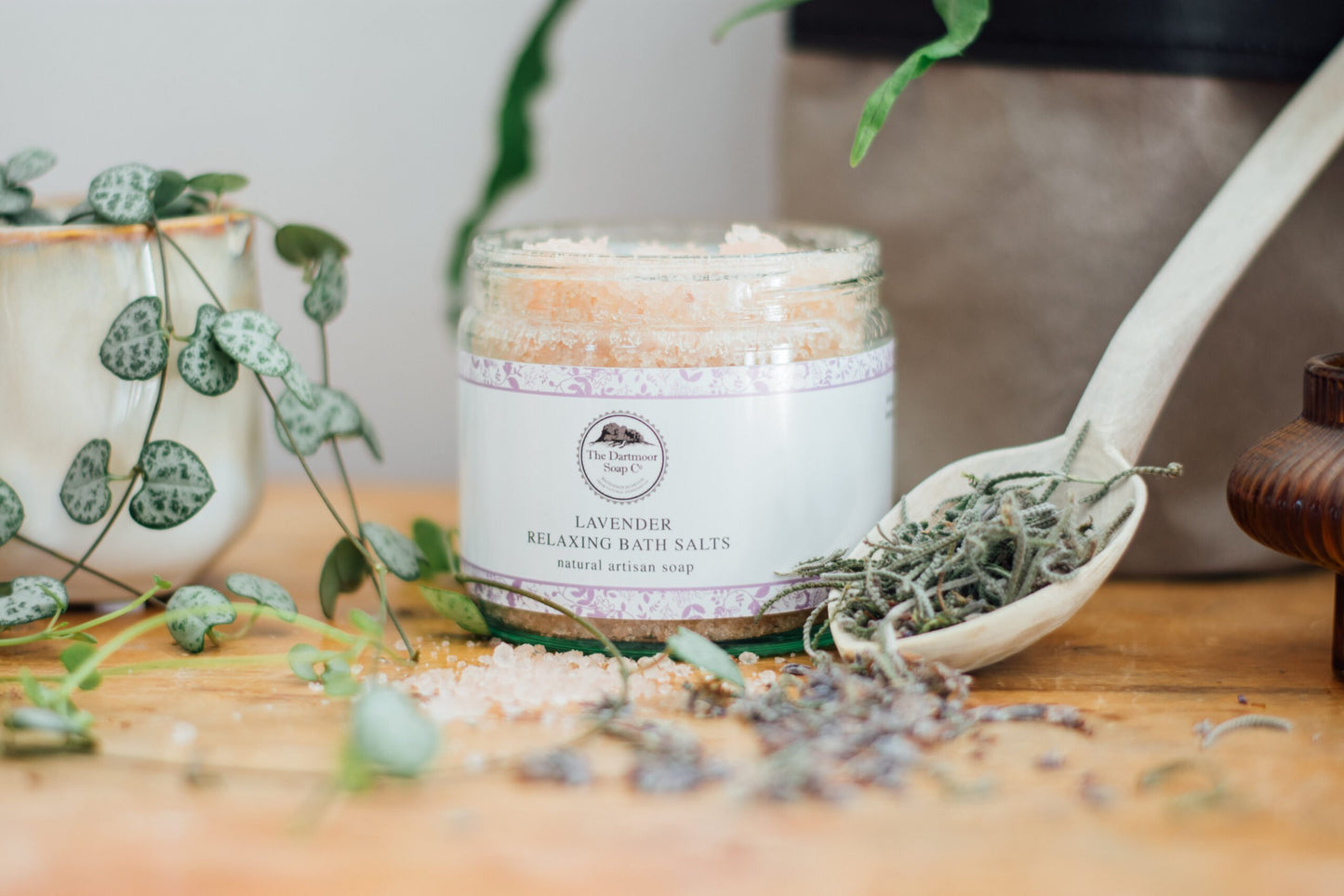 Lavender Relaxing Bath Salts by Dartmoor Soap Co