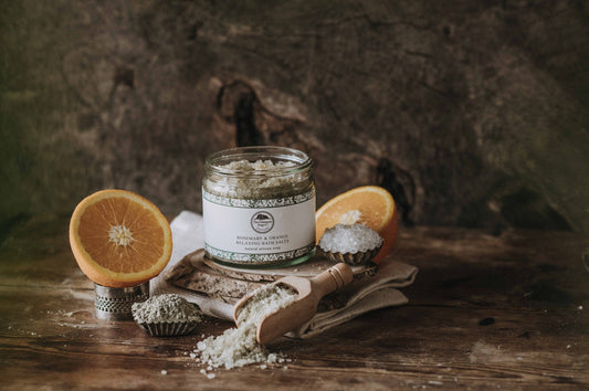 Rosemary & Orange Relaxing Bath Salts by Dartmoor Soap Co
