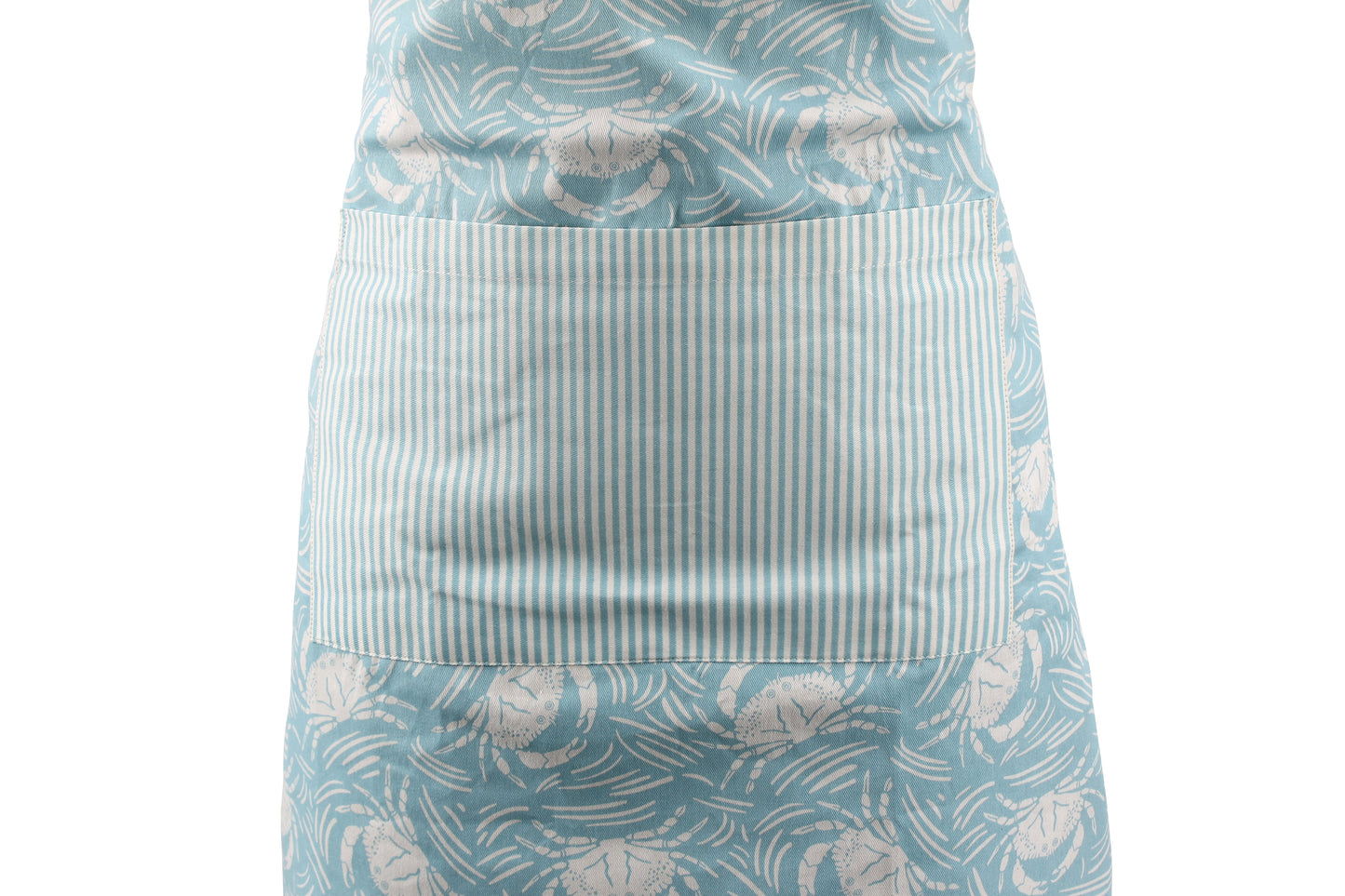 Blue Crab Apron with Gift Bag from Home and Bay close up