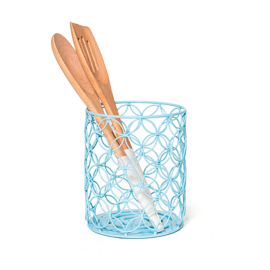 Nadiya Hussain Utensil Pot in Blue