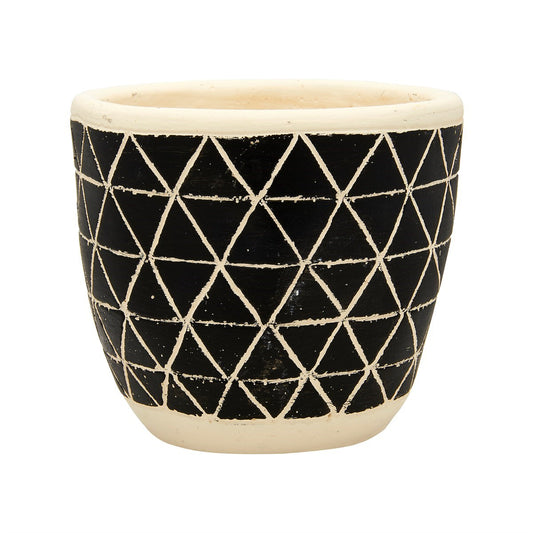 Scandi Boho Cement Planter by Sass & Belle