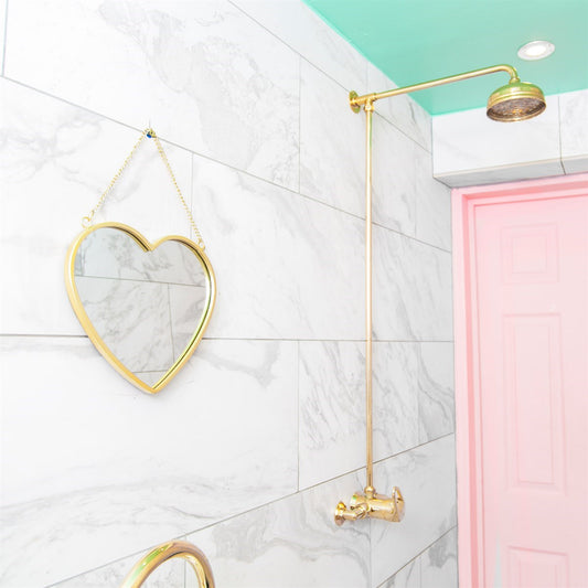 Sass and Belle Gold Heart Mirror