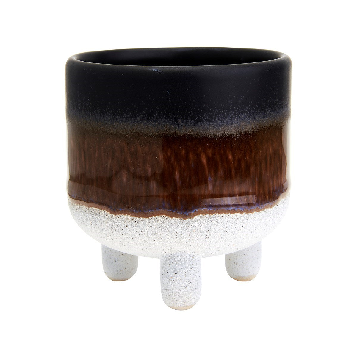 Mojave Glaze Black Mini Planter by Sass & Belle