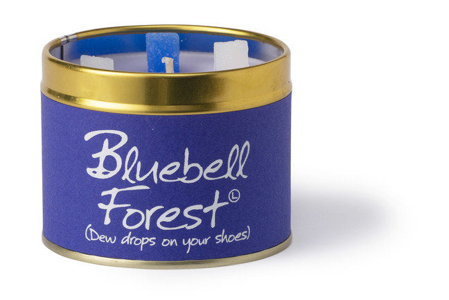 Lily Flame Bluebell Forest Tin Candle