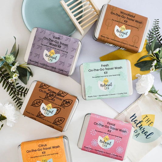 The Natural Spa Cosmetics' Mini Travel Wash Kits