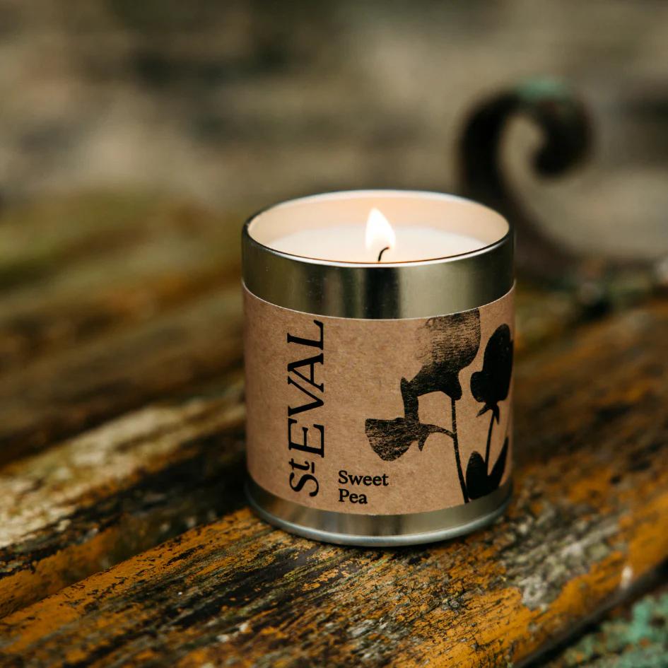 The Luxurious World of St Eval Tin Candles at Home and Bay