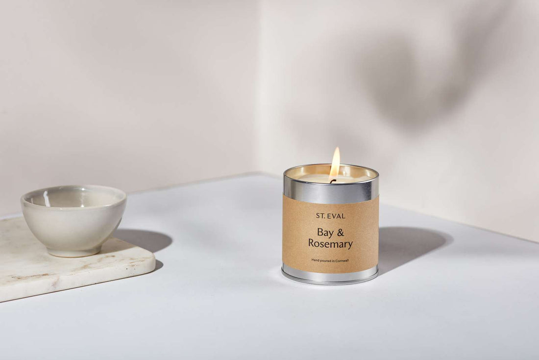 St Eval Bay and Rosemary Candle